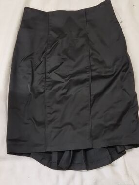 bebe Black Tailored Pencil Skirt Size 0